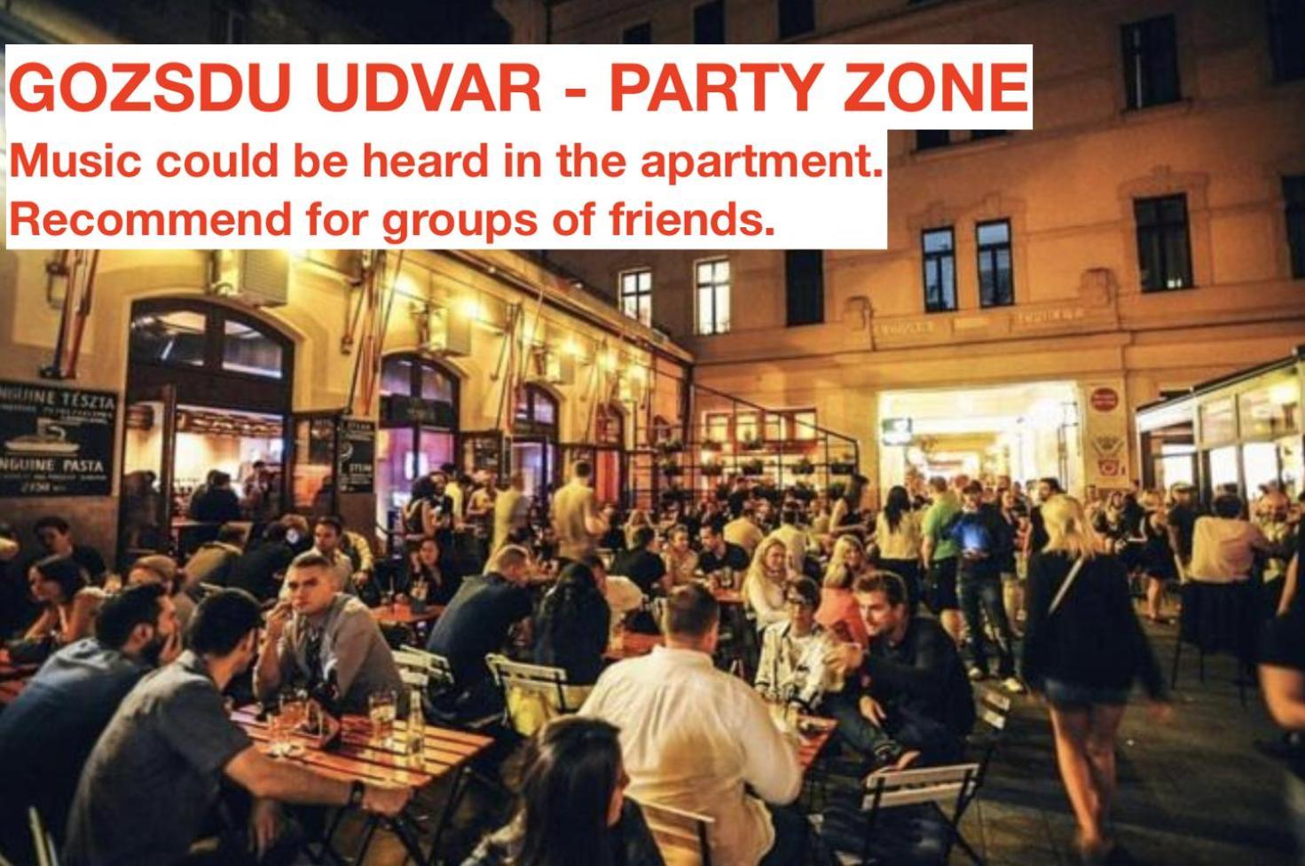 Apartment At Gozsdu Courtyard #Partyzone #Downtown #Freeparking Budapest Exterior photo